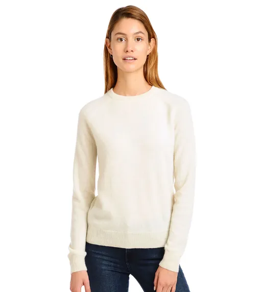 Cashmere Raglan Crew Cambridge Sweater